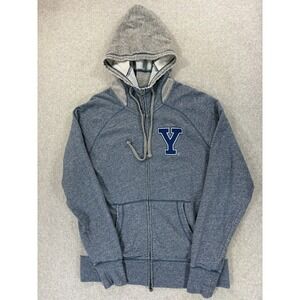 Yale Bulldogs Stitched Full Zip Campus Hoodie Jacket (Men's XL) Blue